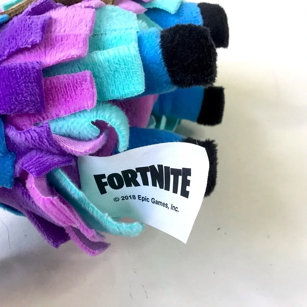 Russ Fortnite Loot Llama 8” Plush 2018 Epic Games Purple Blue Stuffed Animal